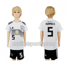 Maillot de Foot Allemagne Hummels 5 Enfant Domicile Coupe du monde 2018